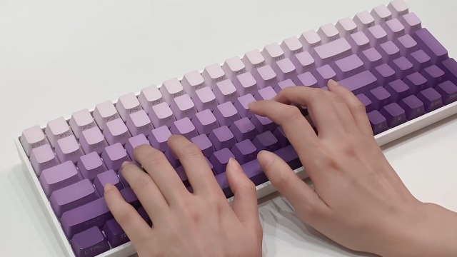 Amazon.com: ZORNHER ZH100 Wireless Mechanical Keyboard,98% Purple